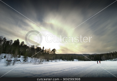To use this stock image in your creative project, please select the size you need over to the right and click the "Add to Cart" button.
Your downloaded image will come with the Cutcaster watermark removed so don’t worry about the watermark you see on this page. Skiing stock photo, Skiing on a bright sunny day by Tyler Olson