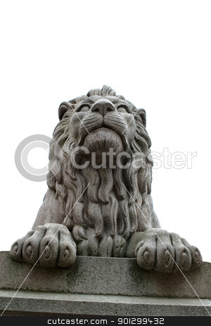 To use this stock image in your creative project, please select the size you need over to the right and click the "Add to Cart" button.
Your downloaded image will come with the Cutcaster watermark removed so don’t worry about the watermark you see on this page. Lion Statue stock photo, A lion statue sits majesticaly on it's pedestal. Isolated against a sky. by Tyler Olson
