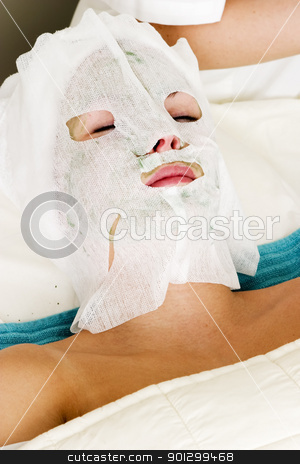 To use this stock image in your creative project, please select the size you need over to the right and click the "Add to Cart" button.
Your downloaded image will come with the Cutcaster watermark removed so don’t worry about the watermark you see on this page. Facial Mask stock photo, A detail image of a facial mask being applied at a beauty spa. by Tyler Olson