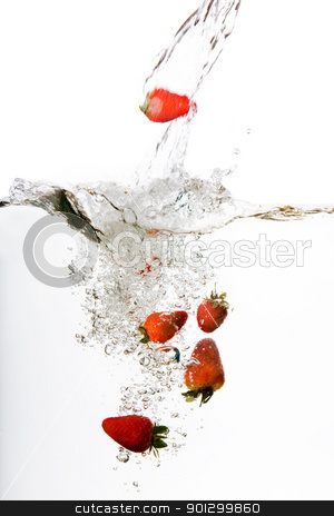 To use this stock image in your creative project, please select the size you need over to the right and click the "Add to Cart" button.
Your downloaded image will come with the Cutcaster watermark removed so don’t worry about the watermark you see on this page. Water Strawberry stock photo, Strawberries in water floating and bubbling by Tyler Olson