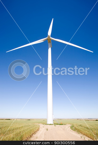To use this stock image in your creative project, please select the size you need over to the right and click the "Add to Cart" button.
Your downloaded image will come with the Cutcaster watermark removed so don’t worry about the watermark you see on this page. Wind Turbine from Below stock photo, A wind turbine on the flat prairie viewed from below by Tyler Olson