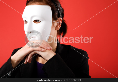 To use this stock image in your creative project, please select the size you need over to the right and click the "Add to Cart" button.
Your downloaded image will come with the Cutcaster watermark removed so don’t worry about the watermark you see on this page. Anonymous Business Woman stock photo, A young business woman behind a white mask by Tyler Olson