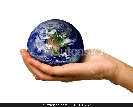 To use this stock image in your creative project, please select the size you need over to the right and click the "Add to Cart" button.
Your downloaded image will come with the Cutcaster watermark removed so don’t worry about the watermark you see on this page. Hand holding World stock photo, A hand holding the world safe by Tyler Olson