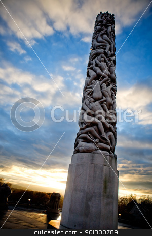 To use this stock image in your creative project, please select the size you need over to the right and click the "Add to Cart" button.
Your downloaded image will come with the Cutcaster watermark removed so don’t worry about the watermark you see on this page. Vigeland Park Monolith stock photo, The monolith in the vigeland sculpture park in Oslo, Norway by Tyler Olson