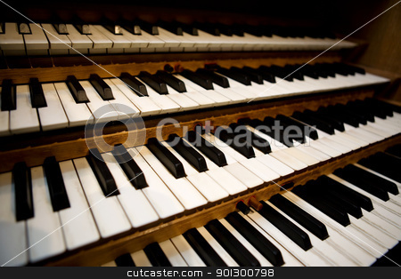 To use this stock image in your creative project, please select the size you need over to the right and click the "Add to Cart" button.
Your downloaded image will come with the Cutcaster watermark removed so don’t worry about the watermark you see on this page. Pipe Organ Keyboard stock photo, An old pipe organ keyboard in a church by Tyler Olson