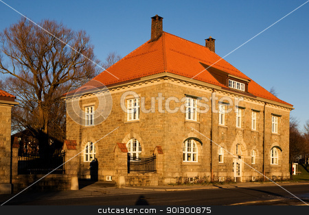 To use this stock image in your creative project, please select the size you need over to the right and click the "Add to Cart" button.
Your downloaded image will come with the Cutcaster watermark removed so don’t worry about the watermark you see on this page. Old Brick Building stock photo, An old brick building in warm sunlight by Tyler Olson