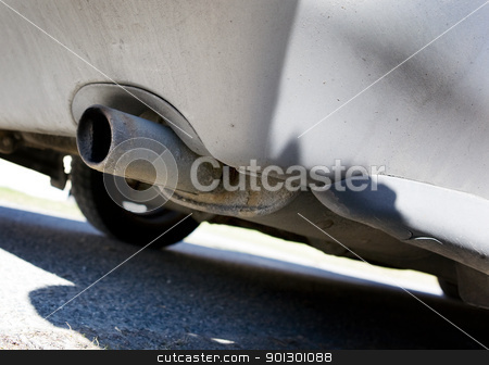To use this stock image in your creative project, please select the size you need over to the right and click the "Add to Cart" button.
Your downloaded image will come with the Cutcaster watermark removed so don’t worry about the watermark you see on this page. Old Exhaust Pipe stock photo, An old exhaust pipe on a car by Tyler Olson