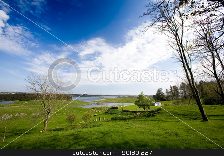 To use this stock image in your creative project, please select the size you need over to the right and click the "Add to Cart" button.
Your downloaded image will come with the Cutcaster watermark removed so don’t worry about the watermark you see on this page. Norwegian Coast stock photo, A coastal landscape with meadow and ocean by Tyler Olson