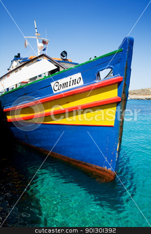 To use this stock image in your creative project, please select the size you need over to the right and click the "Add to Cart" button.
Your downloaded image will come with the Cutcaster watermark removed so don’t worry about the watermark you see on this page. Comino Island Boat stock photo, A boat on the island of Comino by Tyler Olson