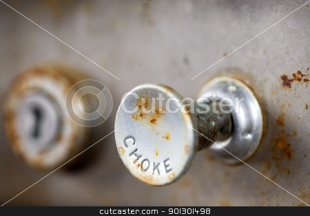 To use this stock image in your creative project, please select the size you need over to the right and click the "Add to Cart" button.
Your downloaded image will come with the Cutcaster watermark removed so don’t worry about the watermark you see on this page. Choke Knob stock photo, A steampunk style retro choke knob - shallow depth of field by Tyler Olson