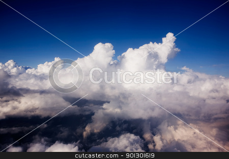 To use this stock image in your creative project, please select the size you need over to the right and click the "Add to Cart" button.
Your downloaded image will come with the Cutcaster watermark removed so don’t worry about the watermark you see on this page. Cloudscape stock photo, A dramatic cloudscape from the sky by Tyler Olson