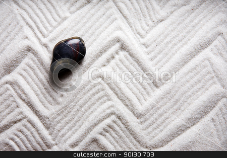 To use this stock image in your creative project, please select the size you need over to the right and click the "Add to Cart" button.
Your downloaded image will come with the Cutcaster watermark removed so don’t worry about the watermark you see on this page. Rock Zen Garden stock photo, A stone in a Oriental style rock garden by Tyler Olson