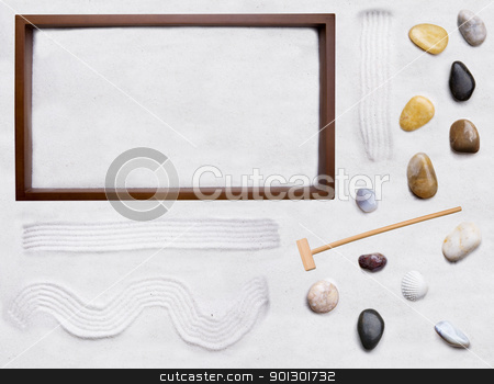 To use this stock image in your creative project, please select the size you need over to the right and click the "Add to Cart" button.
Your downloaded image will come with the Cutcaster watermark removed so don’t worry about the watermark you see on this page. Zen Garden - Do it Yourself stock photo, A do it yourself background for zen cart - move the rocks and sand around in the box and create your own zen garden by Tyler Olson