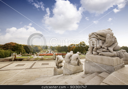 To use this stock image in your creative project, please select the size you need over to the right and click the "Add to Cart" button.
Your downloaded image will come with the Cutcaster watermark removed so don’t worry about the watermark you see on this page. Statue Park Oslo stock photo, Oslo rock statue park in Norway by Tyler Olson