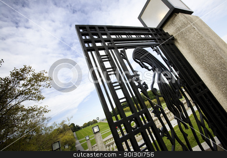 To use this stock image in your creative project, please select the size you need over to the right and click the "Add to Cart" button.
Your downloaded image will come with the Cutcaster watermark removed so don’t worry about the watermark you see on this page. Iron Gate stock photo, An iron gate at Vigelandsparken, Oslo, Norway by Tyler Olson