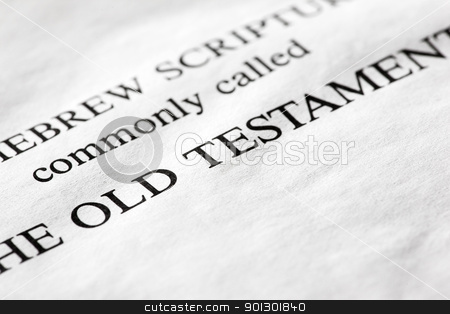 To use this stock image in your creative project, please select the size you need over to the right and click the "Add to Cart" button.
Your downloaded image will come with the Cutcaster watermark removed so don’t worry about the watermark you see on this page. Old Testament stock photo, A macro detail of the Old Testament in the Christian bible by Tyler Olson