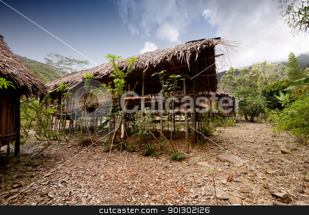 To use this stock image in your creative project, please select the size you need over to the right and click the "Add to Cart" button.
Your downloaded image will come with the Cutcaster watermark removed so don’t worry about the watermark you see on this page. Village Hut stock photo, A traditional village hut in Papua, Indonesia by Tyler Olson