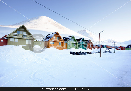 To use this stock image in your creative project, please select the size you need over to the right and click the "Add to Cart" button.
Your downloaded image will come with the Cutcaster watermark removed so don’t worry about the watermark you see on this page. Longyearbyen stock photo, Longyearbyen, Norway, the worlds northern most city. by Tyler Olson