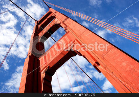 To use this stock image in your creative project, please select the size you need over to the right and click the "Add to Cart" button.
Your downloaded image will come with the Cutcaster watermark removed so don’t worry about the watermark you see on this page. Gold Gate Bridge Detail stock photo, A detail of one of the Golden Gate Bridge towers. by Tyler Olson