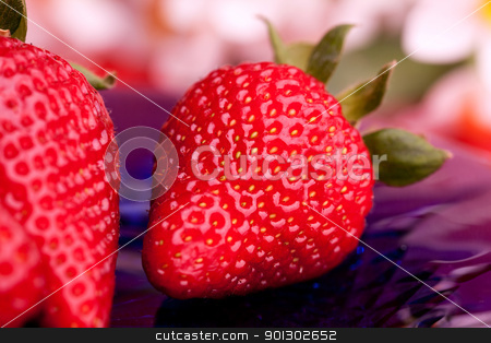 To use this stock image in your creative project, please select the size you need over to the right and click the "Add to Cart" button.
Your downloaded image will come with the Cutcaster watermark removed so don’t worry about the watermark you see on this page. Strawberry Outdoor stock photo, A strawberry on a plate in an outdoor setting by Tyler Olson