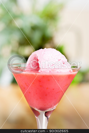 To use this stock image in your creative project, please select the size you need over to the right and click the "Add to Cart" button.
Your downloaded image will come with the Cutcaster watermark removed so don’t worry about the watermark you see on this page. Strawberry Ice Cream Smoothie stock photo, A summer treat - strawberry ice cream smoothie by Tyler Olson