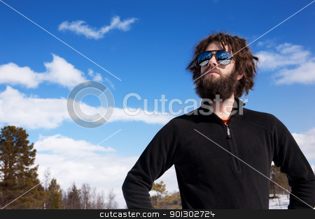 To use this stock image in your creative project, please select the size you need over to the right and click the "Add to Cart" button.
Your downloaded image will come with the Cutcaster watermark removed so don’t worry about the watermark you see on this page. Winter Adventure Male stock photo, A male standing in a winter landscape ready for adventure by Tyler Olson