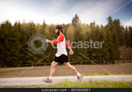 To use this stock image in your creative project, please select the size you need over to the right and click the "Add to Cart" button.
Your downloaded image will come with the Cutcaster watermark removed so don’t worry about the watermark you see on this page. Speed Walk stock photo, A retro style speed walking in the country by Tyler Olson