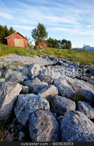 To use this stock image in your creative project, please select the size you need over to the right and click the "Add to Cart" button.
Your downloaded image will come with the Cutcaster watermark removed so don’t worry about the watermark you see on this page. Boat House Norway stock photo, A group of old boat houses on the coast of Norway by Tyler Olson