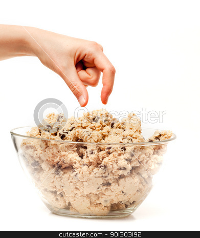 To use this stock image in your creative project, please select the size you need over to the right and click the "Add to Cart" button.
Your downloaded image will come with the Cutcaster watermark removed so don’t worry about the watermark you see on this page. Cookie Dough Taste Test stock photo, A hand reaching for a bowl of raw cookie dough by Tyler Olson