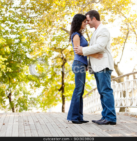 To use this stock image in your creative project, please select the size you need over to the right and click the "Add to Cart" button.
Your downloaded image will come with the Cutcaster watermark removed so don’t worry about the watermark you see on this page. Smile Engagement Couple stock photo, A happy couple in the park looking at the camera and hugging by Tyler Olson