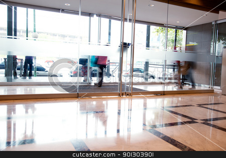 To use this stock image in your creative project, please select the size you need over to the right and click the "Add to Cart" button.
Your downloaded image will come with the Cutcaster watermark removed so don’t worry about the watermark you see on this page. Busy Building Interior stock photo, A busy building interior in a urban center by Tyler Olson