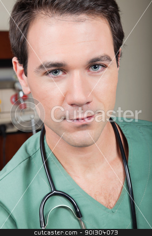 To use this stock image in your creative project, please select the size you need over to the right and click the "Add to Cart" button.
Your downloaded image will come with the Cutcaster watermark removed so don’t worry about the watermark you see on this page. Portrait of surgeon stock photo, Close-up portrait of young male surgeon by Tyler Olson