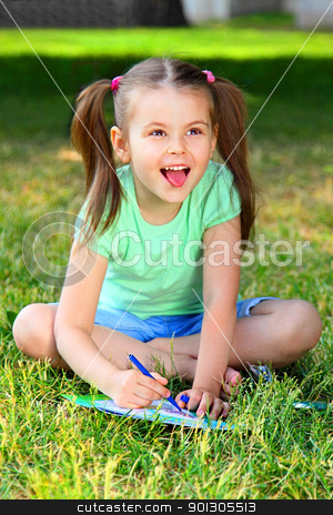 To use this stock image in your creative project, please select the size you need over to the right and click the "Add to Cart" button.
Your downloaded image will come with the Cutcaster watermark removed so don’t worry about the watermark you see on this page. Portrait of the little girl stock photo, Portrait of the small beautiful girl by Artamonov Yury