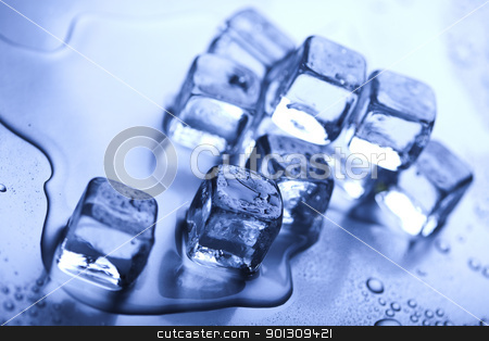 To use this stock image in your creative project, please select the size you need over to the right and click the "Add to Cart" button.
Your downloaded image will come with the Cutcaster watermark removed so don’t worry about the watermark you see on this page. Ice background stock photo, Ice can refer any of the 14 known solid phases of water. However, in non-scientific contexts, it usually describes ice Ih, which is the most abundant of these phases in Earth's biosphere. This type of ice is a soft, fragile, crystalline solid, which can appear transparent or an opaque bluish-white color depending on the presence of impurities such as air. The manufacture and use of ice cubes or crushed ice is common for drinks. by Sebastian Duda