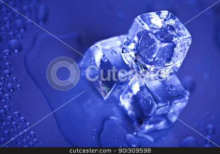 To use this stock image in your creative project, please select the size you need over to the right and click the "Add to Cart" button.
Your downloaded image will come with the Cutcaster watermark removed so don’t worry about the watermark you see on this page. Blue and shiny ice cubes stock photo, Ice can refer any of the 14 known solid phases of water. However, in non-scientific contexts, it usually describes ice Ih, which is the most abundant of these phases in Earth's biosphere. This type of ice is a soft, fragile, crystalline solid, which can appear transparent or an opaque bluish-white color depending on the presence of impurities such as air. The manufacture and use of ice cubes or crushed ice is common for drinks.
by Sebastian Duda