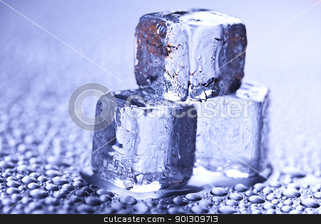 To use this stock image in your creative project, please select the size you need over to the right and click the "Add to Cart" button.
Your downloaded image will come with the Cutcaster watermark removed so don’t worry about the watermark you see on this page. Ice cubes stock photo, Ice can refer any of the 14 known solid phases of water. However, in non-scientific contexts, it usually describes ice Ih, which is the most abundant of these phases in Earth's biosphere. This type of ice is a soft, fragile, crystalline solid, which can appear transparent or an opaque bluish-white color depending on the presence of impurities such as air. The manufacture and use of ice cubes or crushed ice is common for drinks.
by Sebastian Duda