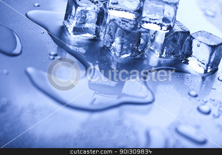 To use this stock image in your creative project, please select the size you need over to the right and click the "Add to Cart" button.
Your downloaded image will come with the Cutcaster watermark removed so don’t worry about the watermark you see on this page. Melting ice cubes stock photo, Ice can refer any of the 14 known solid phases of water. However, in non-scientific contexts, it usually describes ice Ih, which is the most abundant of these phases in Earth's biosphere. This type of ice is a soft, fragile, crystalline solid, which can appear transparent or an opaque bluish-white color depending on the presence of impurities such as air. The manufacture and use of ice cubes or crushed ice is common for drinks. by Sebastian Duda