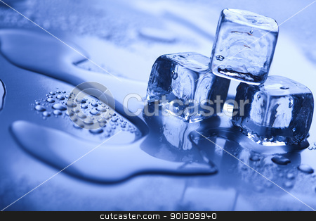 To use this stock image in your creative project, please select the size you need over to the right and click the "Add to Cart" button.
Your downloaded image will come with the Cutcaster watermark removed so don’t worry about the watermark you see on this page. Freezing background stock photo, Ice can refer any of the 14 known solid phases of water. However, in non-scientific contexts, it usually describes ice Ih, which is the most abundant of these phases in Earth's biosphere. This type of ice is a soft, fragile, crystalline solid, which can appear transparent or an opaque bluish-white color depending on the presence of impurities such as air. The manufacture and use of ice cubes or crushed ice is common for drinks. by Sebastian Duda