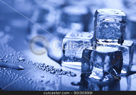To use this stock image in your creative project, please select the size you need over to the right and click the "Add to Cart" button.
Your downloaded image will come with the Cutcaster watermark removed so don’t worry about the watermark you see on this page. Freezing background stock photo, Ice can refer any of the 14 known solid phases of water. However, in non-scientific contexts, it usually describes ice Ih, which is the most abundant of these phases in Earth's biosphere. This type of ice is a soft, fragile, crystalline solid, which can appear transparent or an opaque bluish-white color depending on the presence of impurities such as air. The manufacture and use of ice cubes or crushed ice is common for drinks. by Sebastian Duda