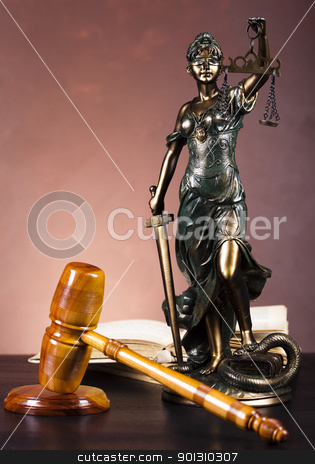 To use this stock image in your creative project, please select the size you need over to the right and click the "Add to Cart" button.
Your downloaded image will come with the Cutcaster watermark removed so don’t worry about the watermark you see on this page. Antique statue of justice, law stock photo, Law and justice concept in studio. by Sebastian Duda