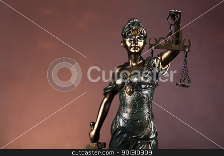 To use this stock image in your creative project, please select the size you need over to the right and click the "Add to Cart" button.
Your downloaded image will come with the Cutcaster watermark removed so don’t worry about the watermark you see on this page. Antique statue of justice, law stock photo, Law and justice concept in studio. by Sebastian Duda