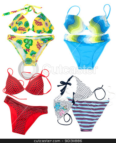 To use this stock image in your creative project, please select the size you need over to the right and click the "Add to Cart" button.
Your downloaded image will come with the Cutcaster watermark removed so don’t worry about the watermark you see on this page. Collage from feminine varicoloured swimsuit on white background. stock photo, Collage from feminine varicoloured swimsuit on white background. The Photography is formed from several pictures. by Ruslan Kudrin