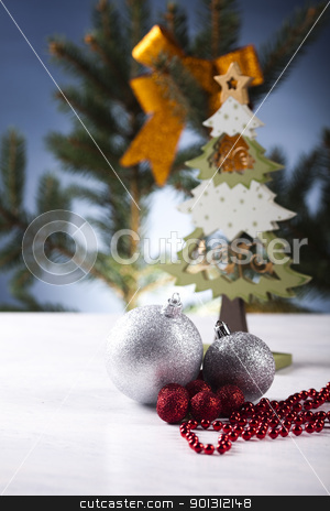 To use this stock image in your creative project, please select the size you need over to the right and click the "Add to Cart" button.
Your downloaded image will come with the Cutcaster watermark removed so don’t worry about the watermark you see on this page. Christmas background with baubles stock photo, Photography of baubles and gift connected with Christmas time and Christmas tree. by Sebastian Duda