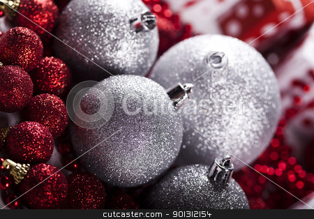 To use this stock image in your creative project, please select the size you need over to the right and click the "Add to Cart" button.
Your downloaded image will come with the Cutcaster watermark removed so don’t worry about the watermark you see on this page. Xmas background stock photo, Photography of baubles and gift connected with Christmas time and Christmas tree. by Sebastian Duda