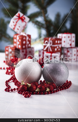 To use this stock image in your creative project, please select the size you need over to the right and click the "Add to Cart" button.
Your downloaded image will come with the Cutcaster watermark removed so don’t worry about the watermark you see on this page. Christmas tree, spruce, baubles stock photo, Photography of baubles and gift connected with Christmas time and Christmas tree. by Sebastian Duda