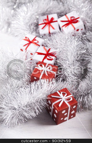 To use this stock image in your creative project, please select the size you need over to the right and click the "Add to Cart" button.
Your downloaded image will come with the Cutcaster watermark removed so don’t worry about the watermark you see on this page. Christmas day stock photo, Photography of baubles and gift connected with Christmas time and Christmas tree. by Sebastian Duda