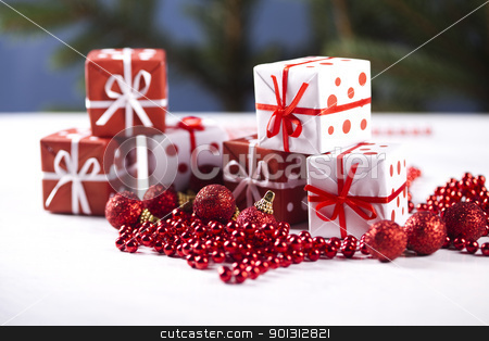 To use this stock image in your creative project, please select the size you need over to the right and click the "Add to Cart" button.
Your downloaded image will come with the Cutcaster watermark removed so don’t worry about the watermark you see on this page. Christmas stock photo, Photography of baubles and gift connected with Christmas time and Christmas tree. by Sebastian Duda
