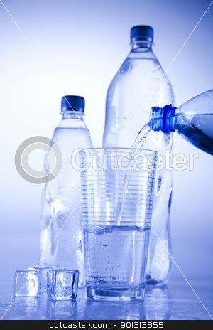 To use this stock image in your creative project, please select the size you need over to the right and click the "Add to Cart" button.
Your downloaded image will come with the Cutcaster watermark removed so don’t worry about the watermark you see on this page. Water bottle background stock photo, Water is the most important element for all lives on the Earth. by Sebastian Duda