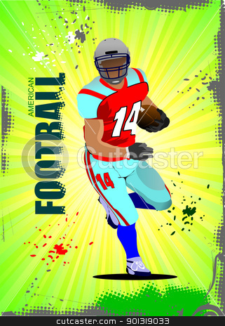 To use this stock image in your creative project, please select the size you need over to the right and click the "Add to Cart" button.
Your downloaded image will come with the Cutcaster watermark removed so don’t worry about the watermark you see on this page. American football sport postes. Vector illustration stock vector clipart, American football sport postes. Vector illustration by Leonid Dorfman