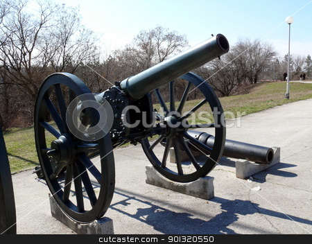 To use this stock image in your creative project, please select the size you need over to the right and click the "Add to Cart" button.
Your downloaded image will come with the Cutcaster watermark removed so don’t worry about the watermark you see on this page. Cannon in Skobelev Park, Pleven, Bulgaria stock photo, Cannon in Skobelev Park, Pleven, Bulgaria by Stoyanov